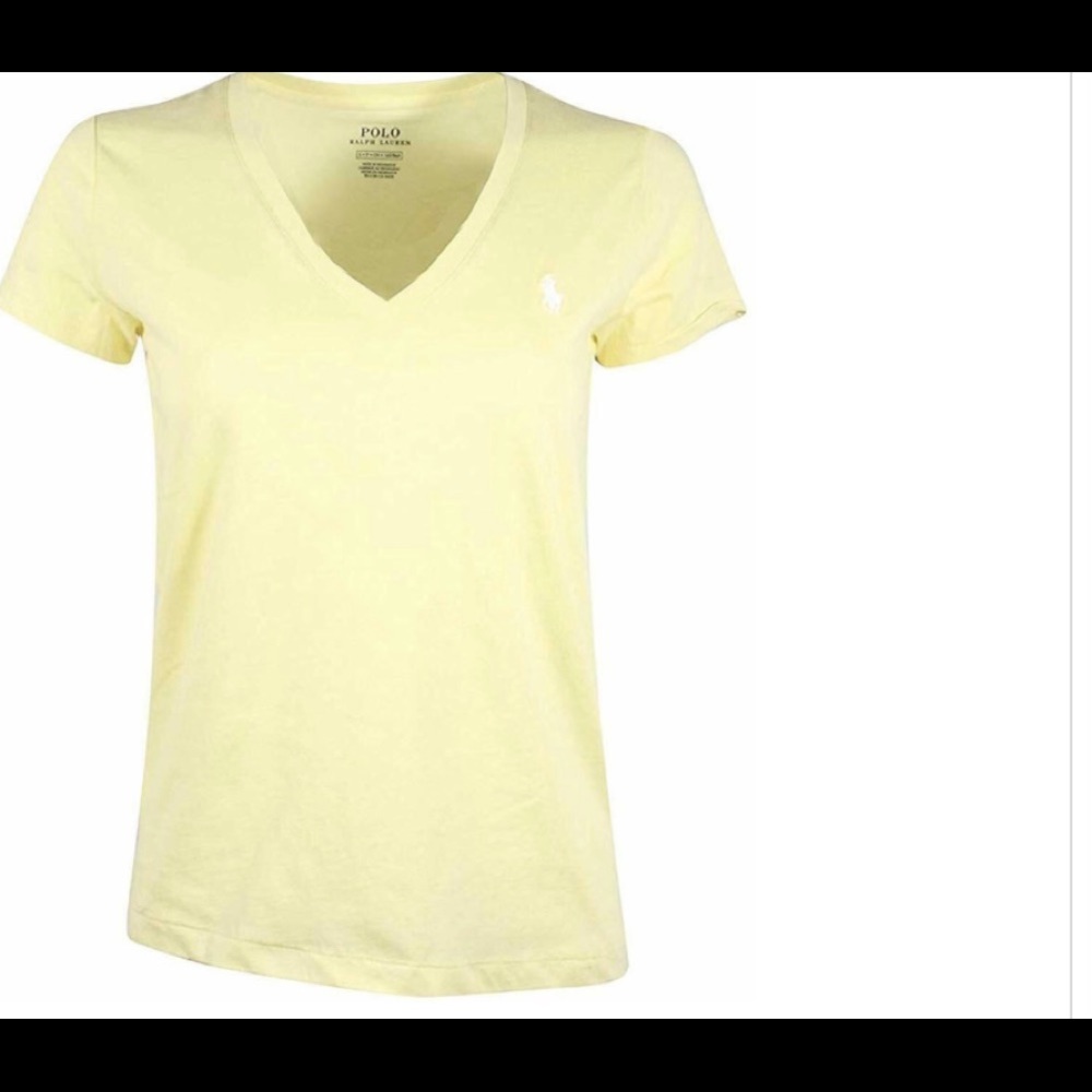 Woman’s Polo Ralph Lauren Cotton Vneck T-shirt XL